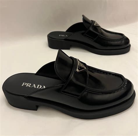 prada platform mules|prada mules sale.